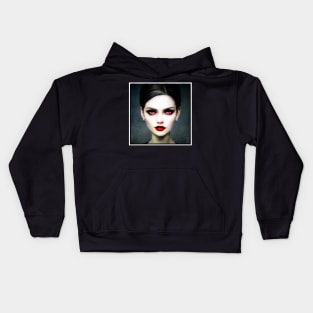 Bride of Dracula Vintage Painting Kids Hoodie